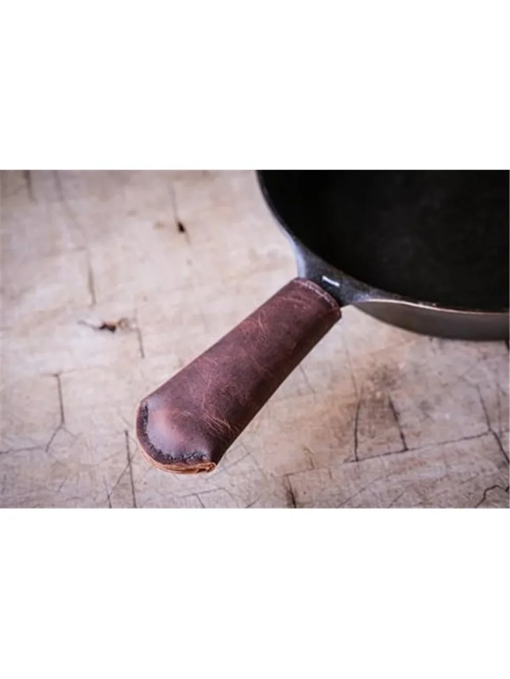 Leather Cast Iron Pan Handle Cover (Standard 4.5